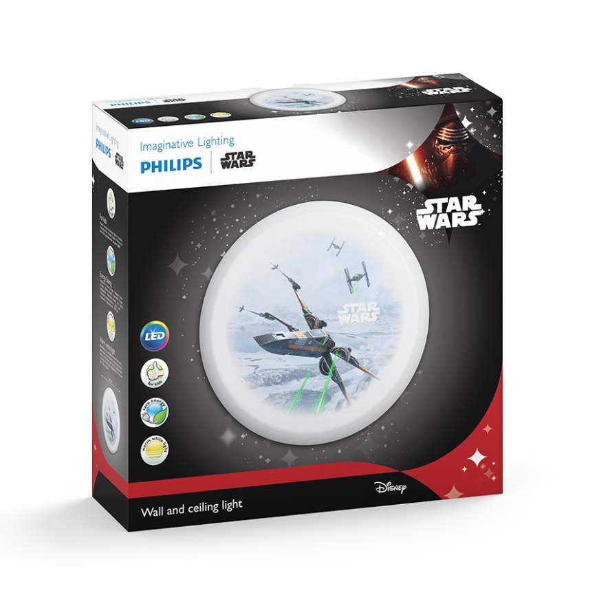 Philips 71884/51/P0 - LED Detské nástenné svietidlo STAR WARS 4xLED/2,5W/230V