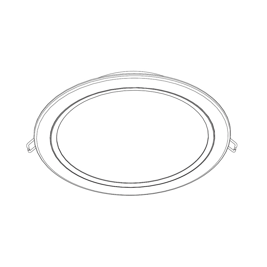 Philips 80088/17/16 - LED podhľadové svietidlo RASTABAN 1xLED/20W/230V