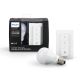 LED Stmievateľná žiarovka Philips Hue WIRELESS DIMMING KIT 1xE27/9,5W/230V 2700K