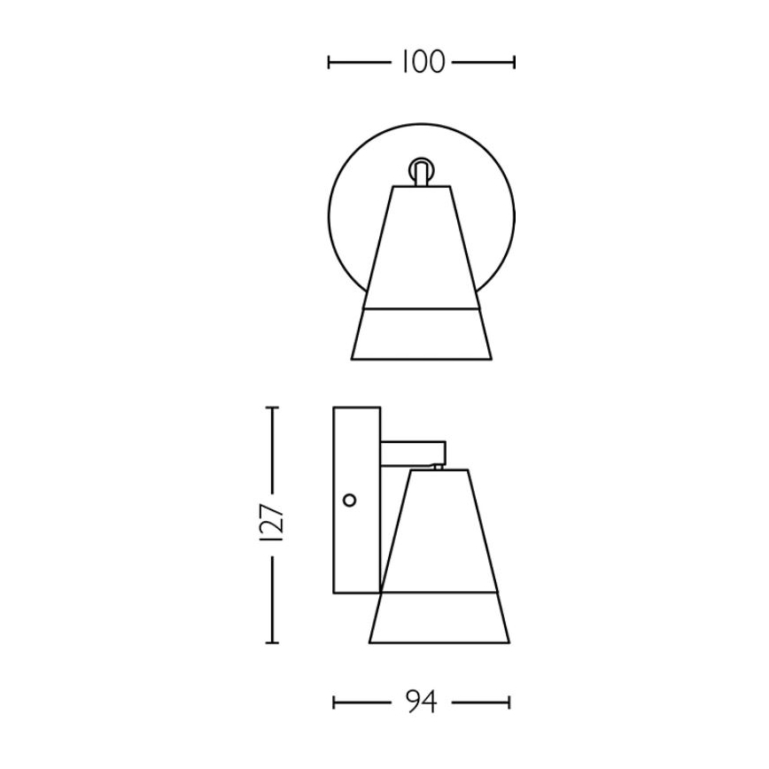 Philips - Bodové svietidlo CLEFT 1xGU10/5W/230V