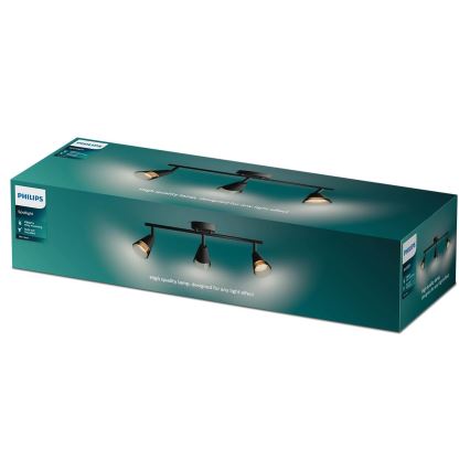 Philips - Bodové svietidlo CLEFT 3xGU10/5W/230V