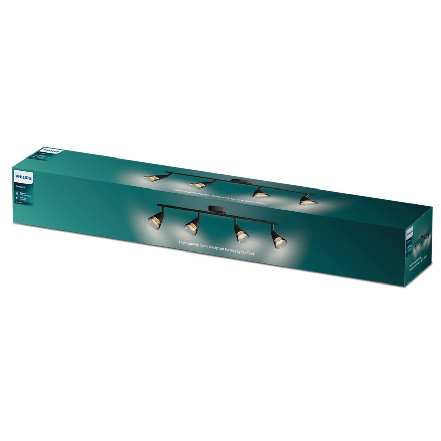 Philips - Bodové svietidlo CLEFT 4xGU10/5W/230V