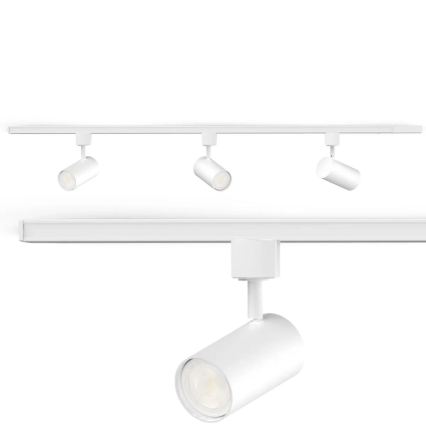 Philips - bodové svietidlo do lištového systému EASYLINK 3xGU10/7W/230V 1m biele