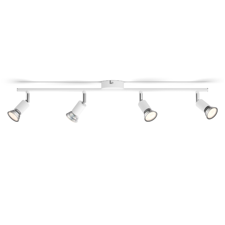 Philips - Bodové svietidlo 4xGU10/50W/230V biela
