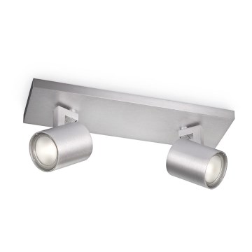Philips - Bodové svietidlo RUNNER 2xGU10/20W/230V