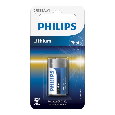 Philips CR123A/01B - Lithiová batéria CR123A MINICELLS 3V 1600mAh