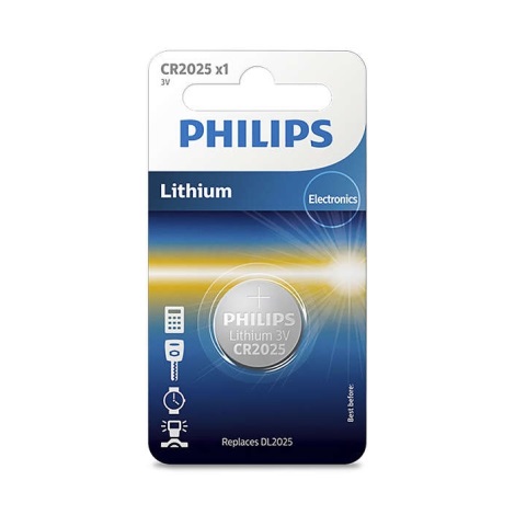 Philips CR2025/01B - Lithiová batéria CR2025 MINICELLS 3V