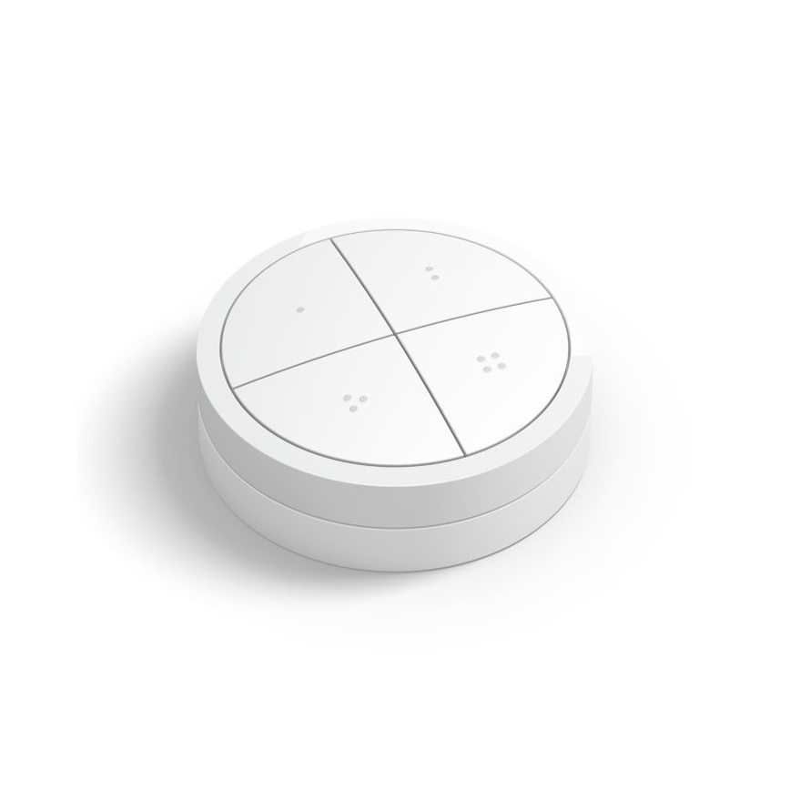 Philips - Diaľkový ovládač s vypínačom Hue TAP 1xCR2032 biela