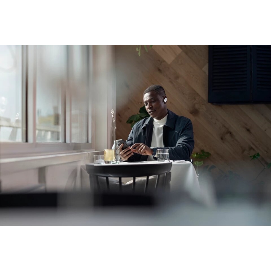 Philips Fidelio T1WT/00 - Bezdrôtové slúchadlá IPX4 2x 60 mAh + 650 mAh strieborná
