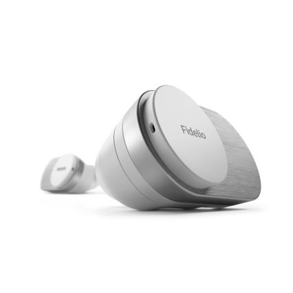 Philips Fidelio T1WT/00 - Bezdrôtové slúchadlá IPX4 2x 60 mAh + 650 mAh strieborná