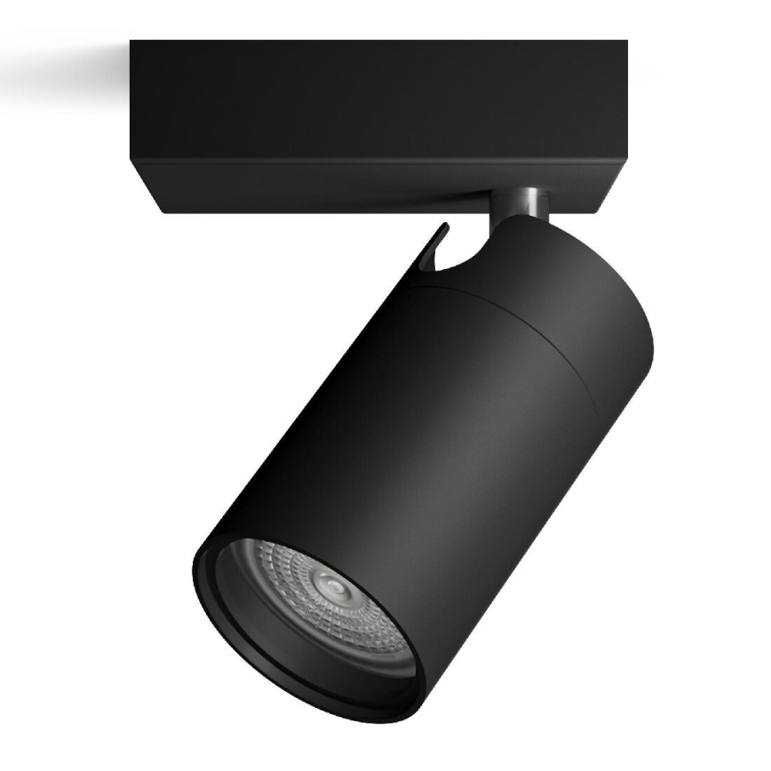 Philips - Kúpeľňové bodové svietidlo IDRIS 1xGU10/5W/230V IP44 čierna