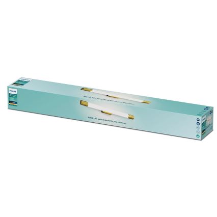 Philips - Kúpeľňové osvetlenie zrkadla ROVER LED/10W/230V IP44 mosadz