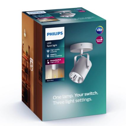 Philips - LED Bodové svietidlo SCENE SWITCH BYRE LED/4,3W/230V 2200/2500/2700K