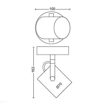 Philips - LED Bodové svietidlo SCENE SWITCH BYRE LED/4,3W/230V 2200/2500/2700K