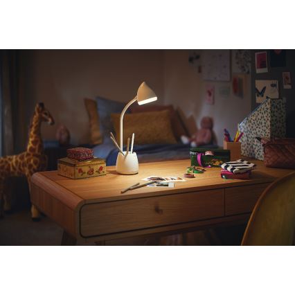 Philips - LED Stmievateľná dotyková stolná lampa HAT LED/4,5W/5V 3000/4000/5700K CRI 90