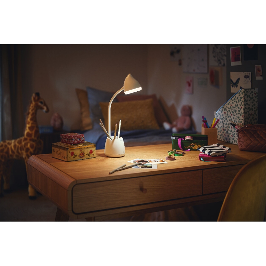 Philips - LED Stmievateľná dotyková stolná lampa HAT LED/4,5W/5V 3000/4000/5700K CRI 90