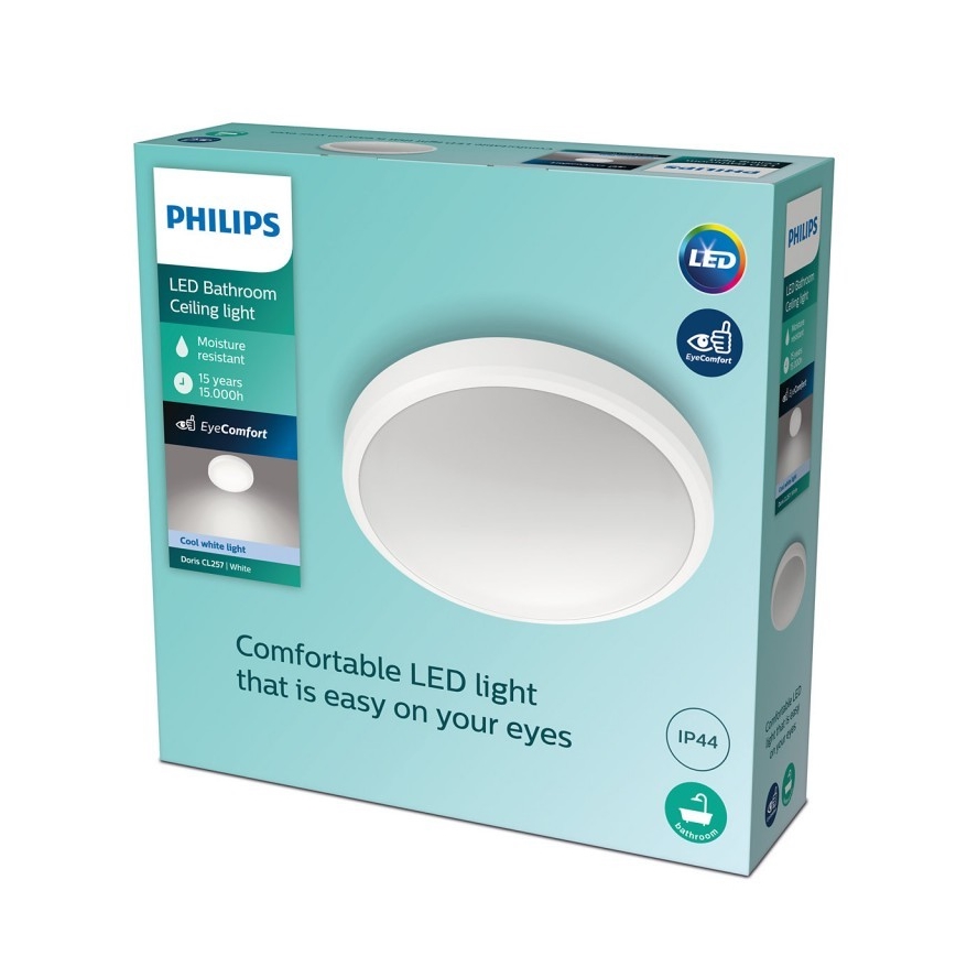 Philips - LED Kúpeľňové stropné svietidlo LED/17W/230V 4000K IP44