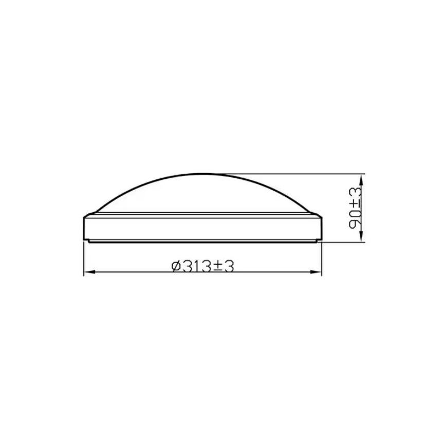 Philips - LED Kúpeľňové stropné svietidlo LED/17W/230V 4000K IP44