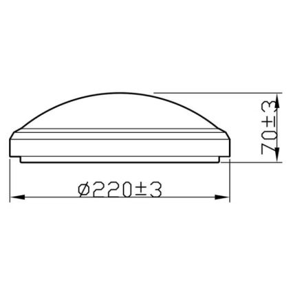 Philips - LED Kúpeľňové stropné svietidlo LED/6W/230V 2700K IP44