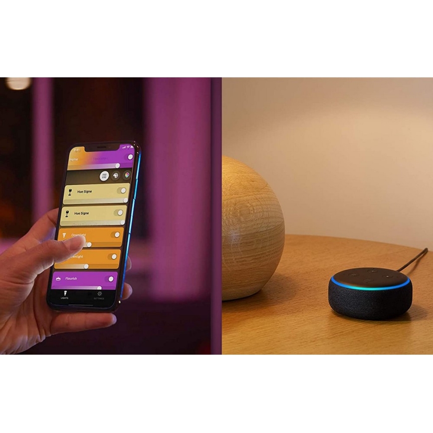 Philips - LED RGBW Stmievateľné bodové svietidlo Hue CENTRIS LED/11W/230V + 2xGU10/5,7W