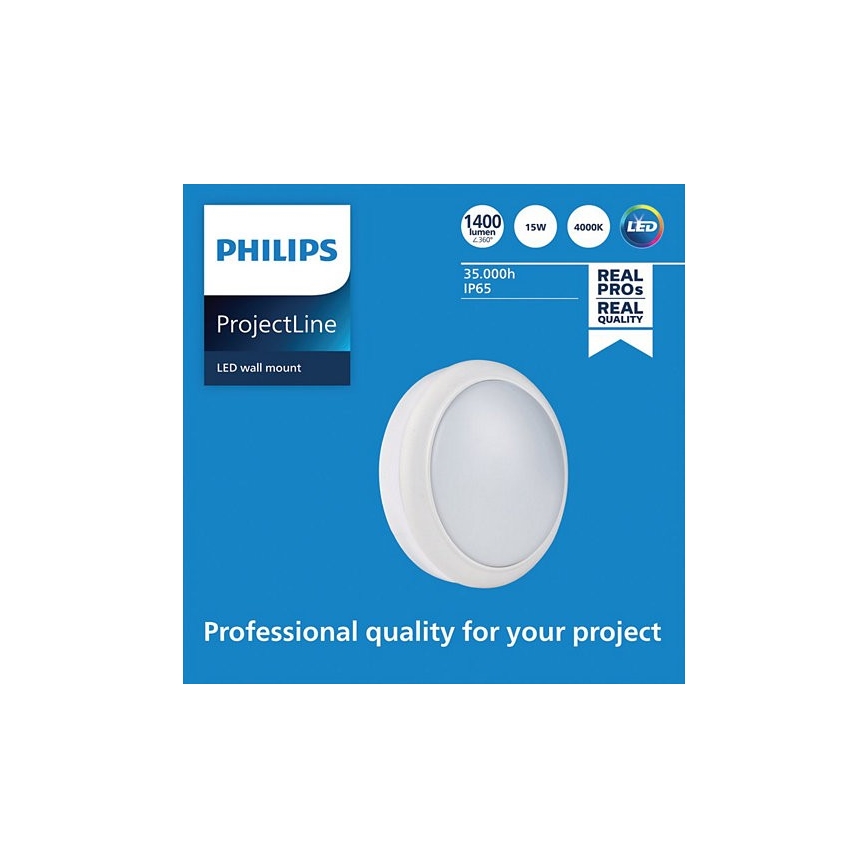 Philips - LED Nástenné svietidlo PROJECTLINE LED/15W/230V IP65