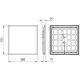 Philips - LED Panel podhľadový PROJECTLINE LED/36W/230V 59,5x59,5 cm