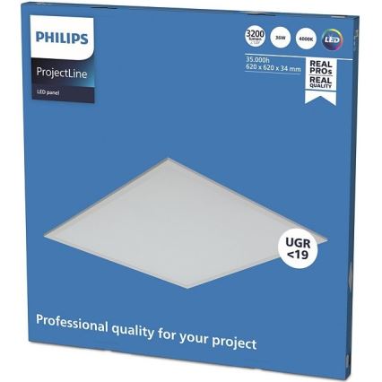 Philips - LED Panel podhľadový PROJECTLINE LED/36W/230V 62x62 cm