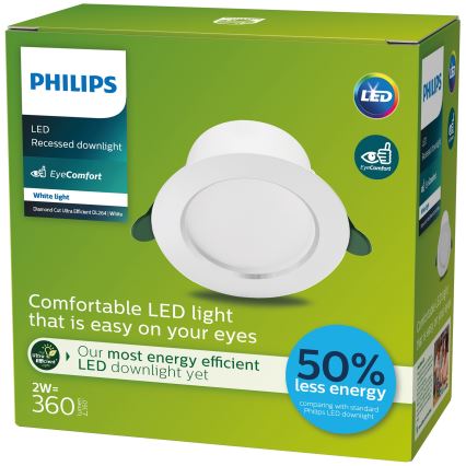 Philips - LED Podhľadové svietidlo LED/2W/230V 3000K