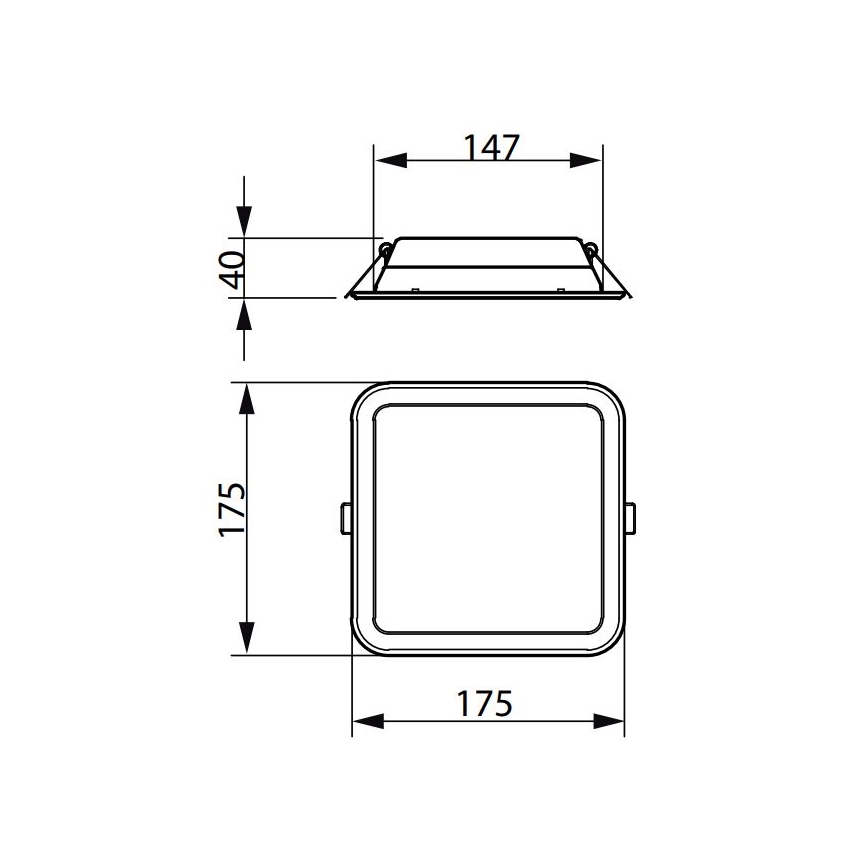 Philips - LED Podhľadové svietidlo LEDINAIRE SLIM LED/10,5W/230V