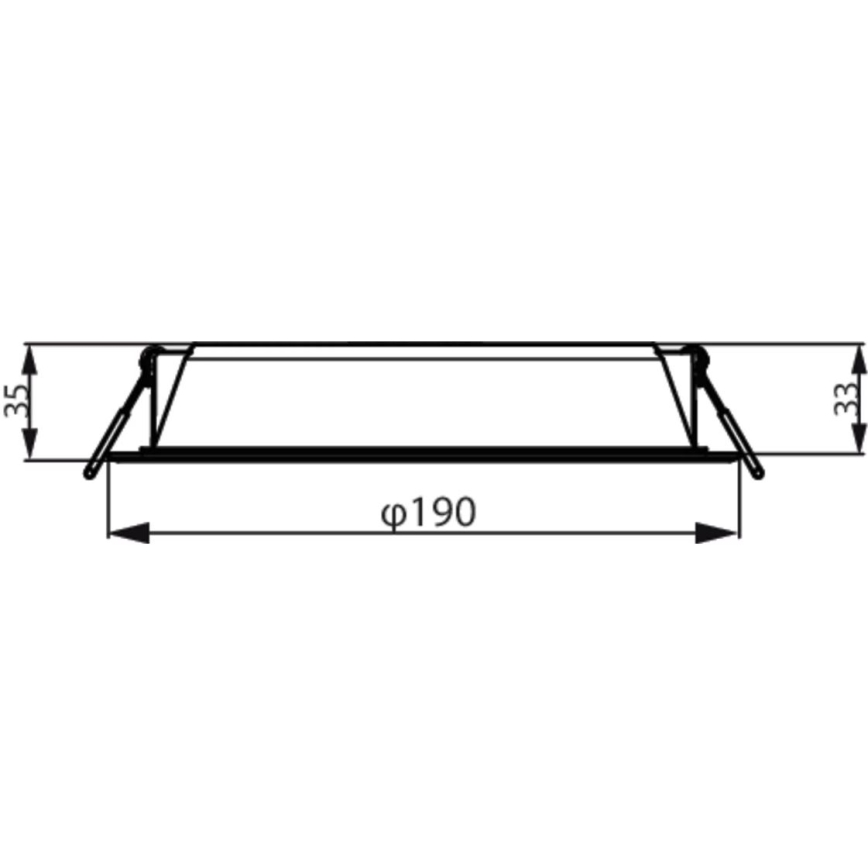 Philips - LED Podhľadové svietidlo MESON LED/20W/230V 3000K