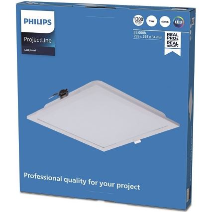 Philips - LED Podhľadové svietidlo PROJECTLINE LED/15W/230V 29,5x29,5 cm