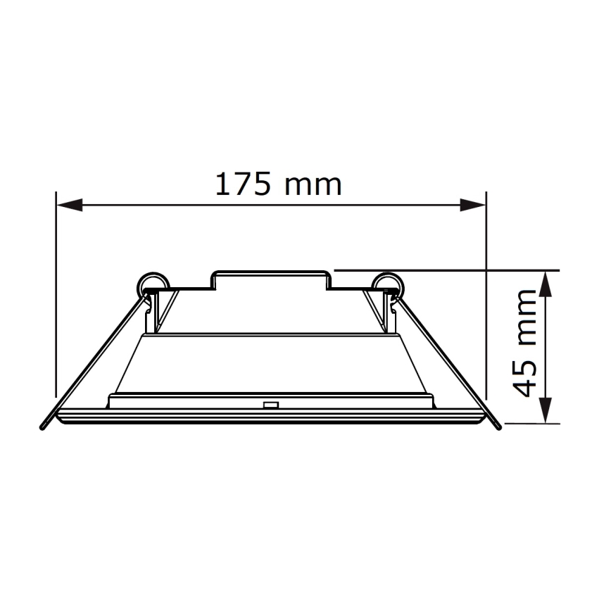 Philips - LED Podhľadové svietidlo SLIM LED/11W/230V 3000K