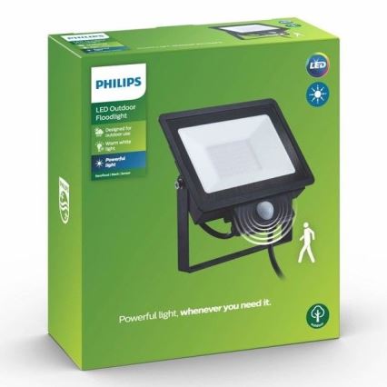 Philips - LED Reflektor so senzorom DECOFLOOD LED/20W/230V IP65