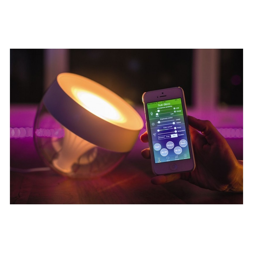 Philips - LED RGB Stmievateľná stolná lampa Hue IRIS LED/8,2W/230V 2000-6500K biela