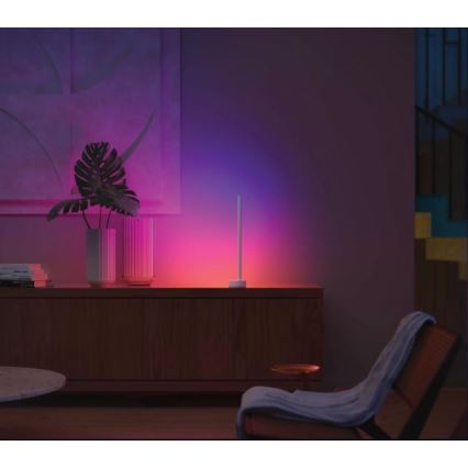 Philips - LED RGB Stmievateľná stolná lampa Hue SIGNE LED/12W/230V 2000-6500K biela