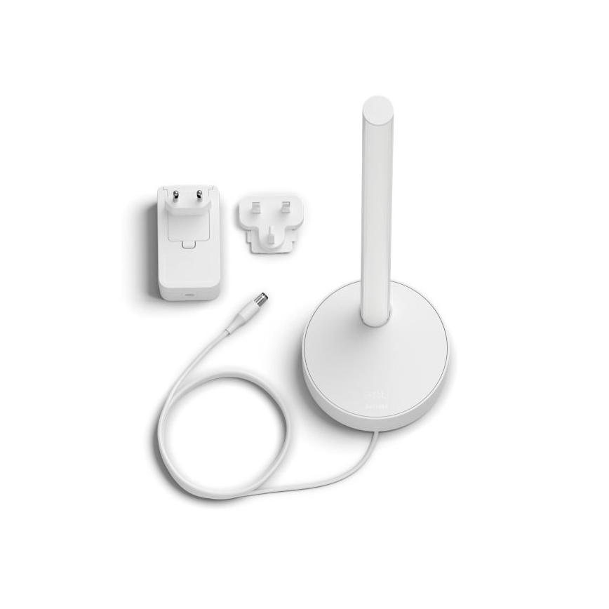 Philips - LED RGB Stmievateľná stolná lampa Hue SIGNE LED/12W/230V 2000-6500K biela