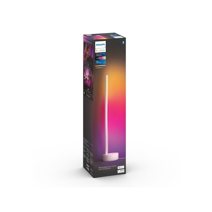 Philips - LED RGB Stmievateľná stolná lampa Hue SIGNE LED/12W/230V 2000-6500K biela