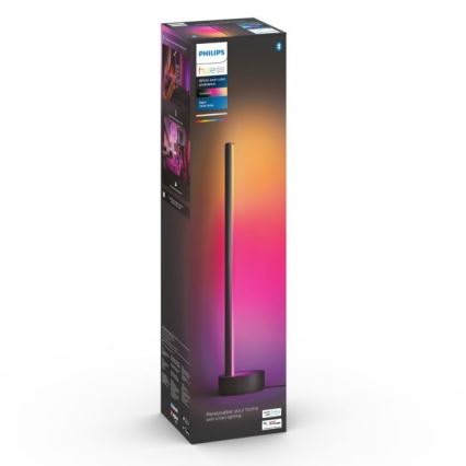 Philips - LED RGB Stmievateľná stolná lampa Hue SIGNE LED/12W/230V 2000-6500K čierna