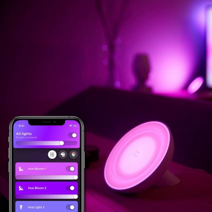 Philips - LED RGB stmievateľná stolová lampa Hue BLOOM LED/7,1W/230V