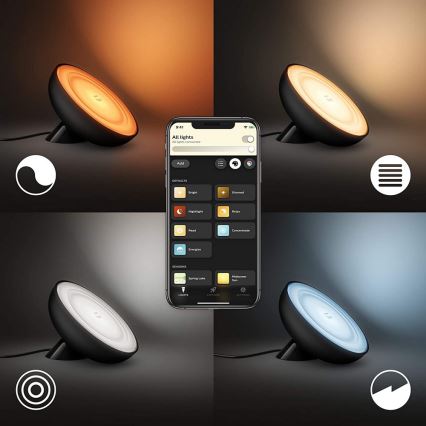 Philips - LED RGB stmievateľná stolová lampa Hue BLOOM LED/7,1W/230V