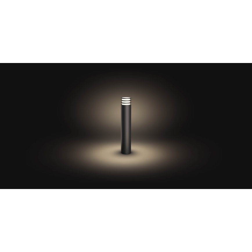 Philips - LED RGB stmievateľné vonkajšie svietidlo Hue LUCCA 1xE27/8,1W/230V 77 cm 1000-20000K IP44