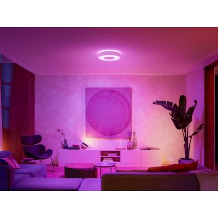 Philips - LED RGB Stmievateľné kúpelňové svietidlo Hue XAMENTO LED/33,5W/230V IP44 pr. 381 mm 2000-6500K