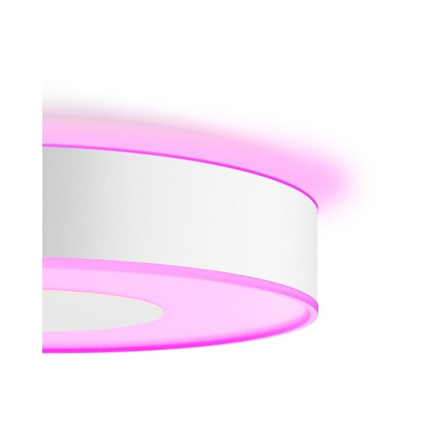 Philips -LED RGB Stmievateľné stropné svietidlo Hue INFUSE LED/33,5W/230V 2000-6500K pr. 381 mm biela