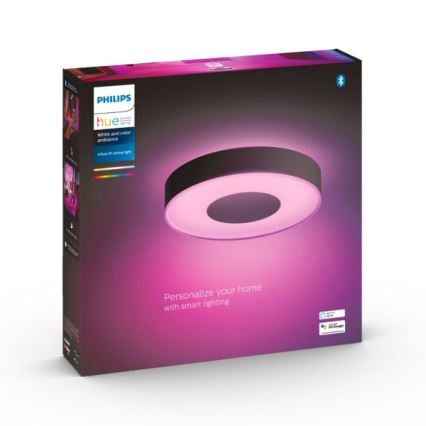 Philips - LED RGB Stmievateľné stropné svietidlo Hue INFUSE LED/33,5W/230V 2000-6500K pr. 381 mm čierna