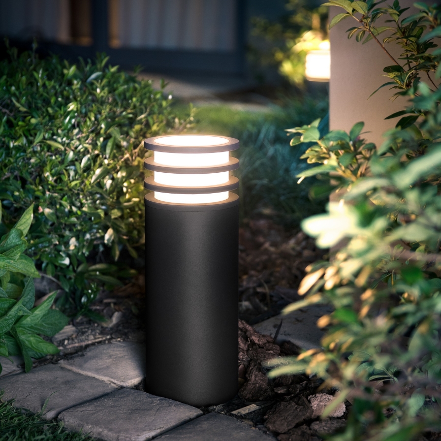 Philips - LED RGB stmievateľné vonkajšie svietidlo Hue LUCCA 1xE27/8,1W/230V 25 cm 1000-20000K IP44
