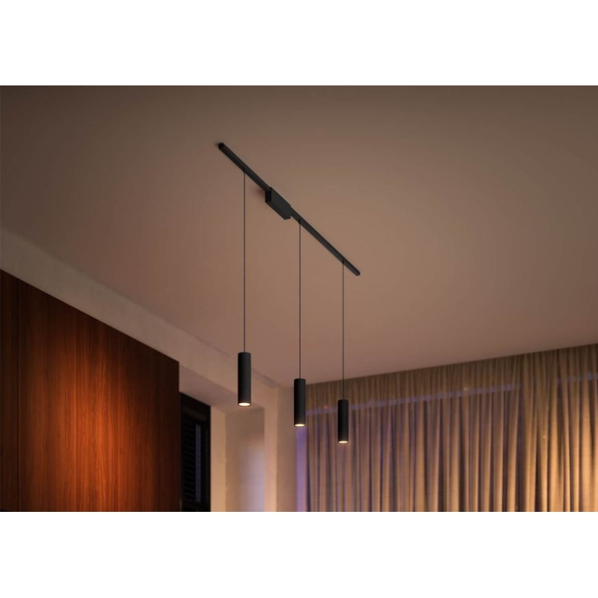 Philips - LED RGB Stmievatelný luster na lanku do lištového systému Hue PERIFO LED RGB/5,2W/24V 2000-6500K