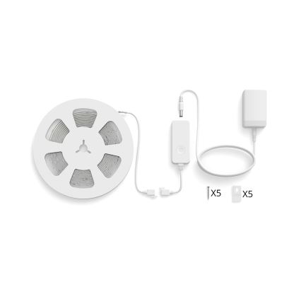 Philips -LED RGB stmievateľný pás SMART STRIP 15m LED/20W/230V 2200-6500K Wi-Fi