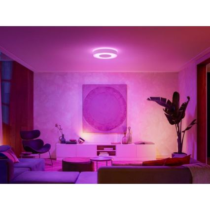 Philips - LED RGB Stmievateľné stropné svietidlo Hue INFUSE LED/52,5W/230V 2000-6500K pr. 425 mm biela