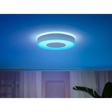 Philips - LED RGB Stmievateľné stropné svietidlo Hue INFUSE LED/52,5W/230V 2000-6500K pr. 425 mm biela