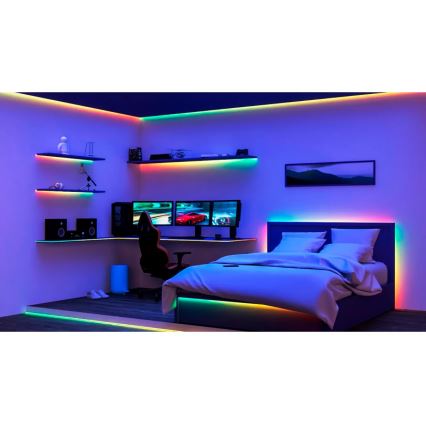 Philips - LED RGBIC Stmievateľný pás SMART STRIP 2x5m LED/21W/230V 2700-6500K Wi-Fi